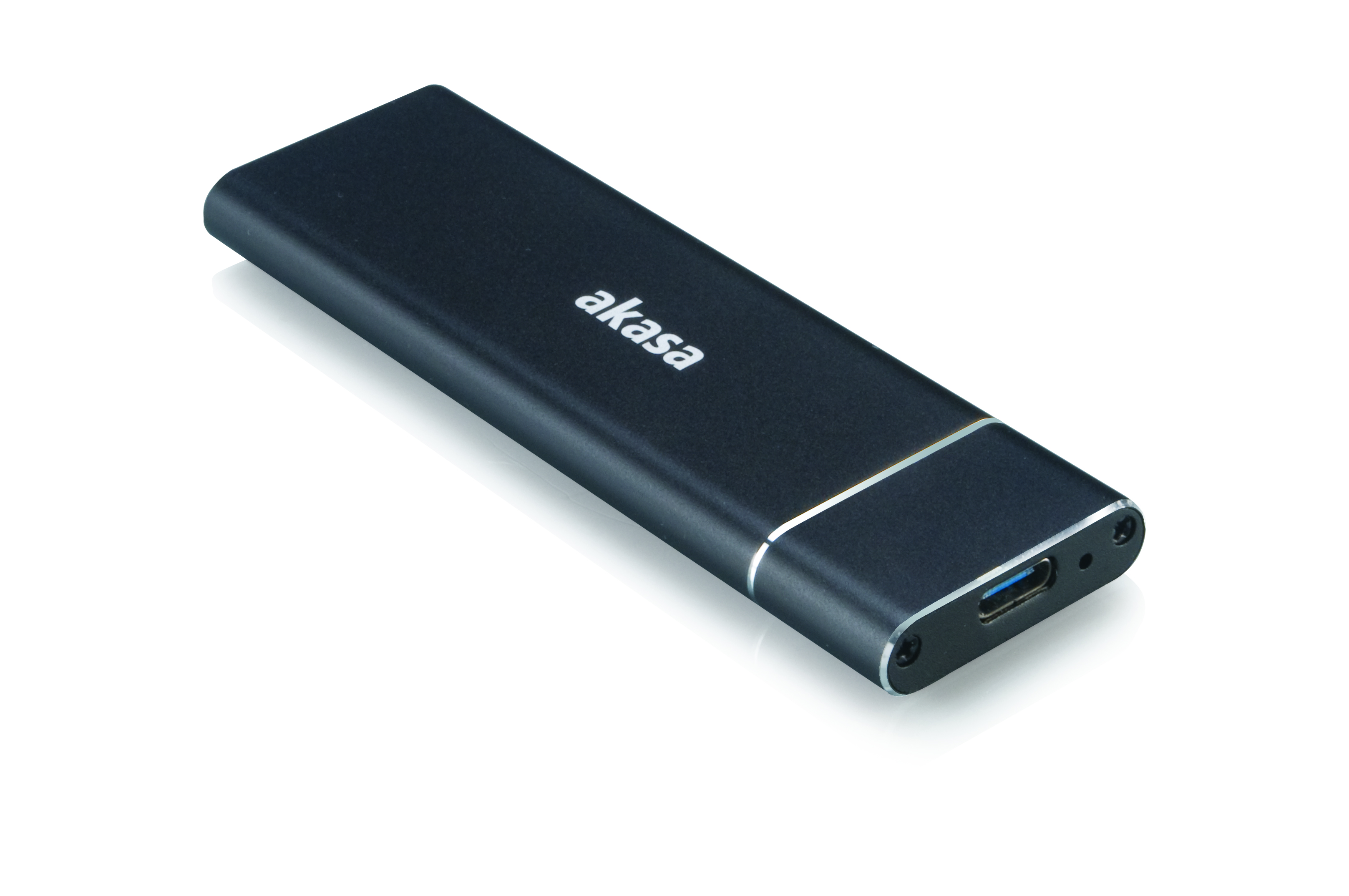Akasa USB 3.1 Gen2 Superspeed+ , up to 10Gb/s Ali Enclosure for M.2 (NGFF) SSD (Supports 2230, 2242, 2260 & 2280)