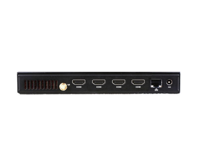 Giada DM6-V1202B40M0G-4*HDMI-GIA, Mini PC barebone, AMD Ryzen V1202B, 2C/4T, 4 x HDMI, 2 x DDR4 2400 SO-DIMM, 1 x 2.5 SATA, 1 x mSATA, 1 x GigaBit LAN, 2x USB3.1, 2 x USB2
