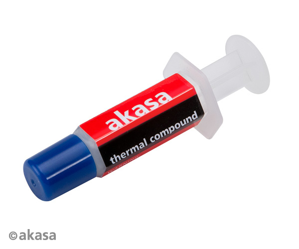 Akasa Premium, Hi-reliability and performance, non pressure dependent thermal compound, 3g with spreader card