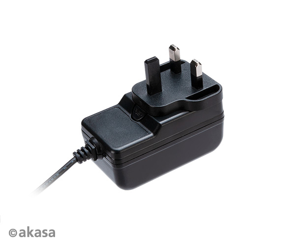 Akasa 15W USB Type-C power adapter, for Raspberry Pi 4, mobile phones, tablets