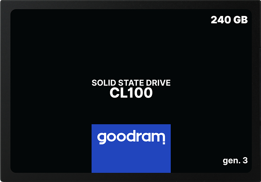 GOODRAM CL100 gen.3, SSD 2.5, 240GB SATA III, 3D TLC, Retail, 520/400 MB/s