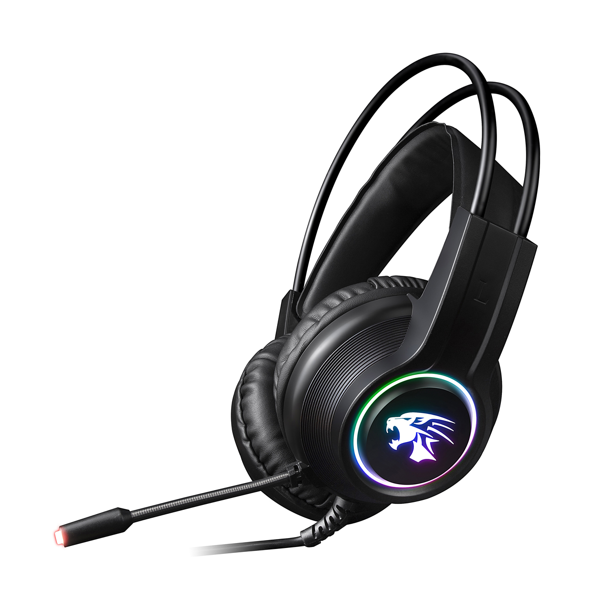 Varr Gaming headset - 2x 3,5 inch audio / USB RGB color