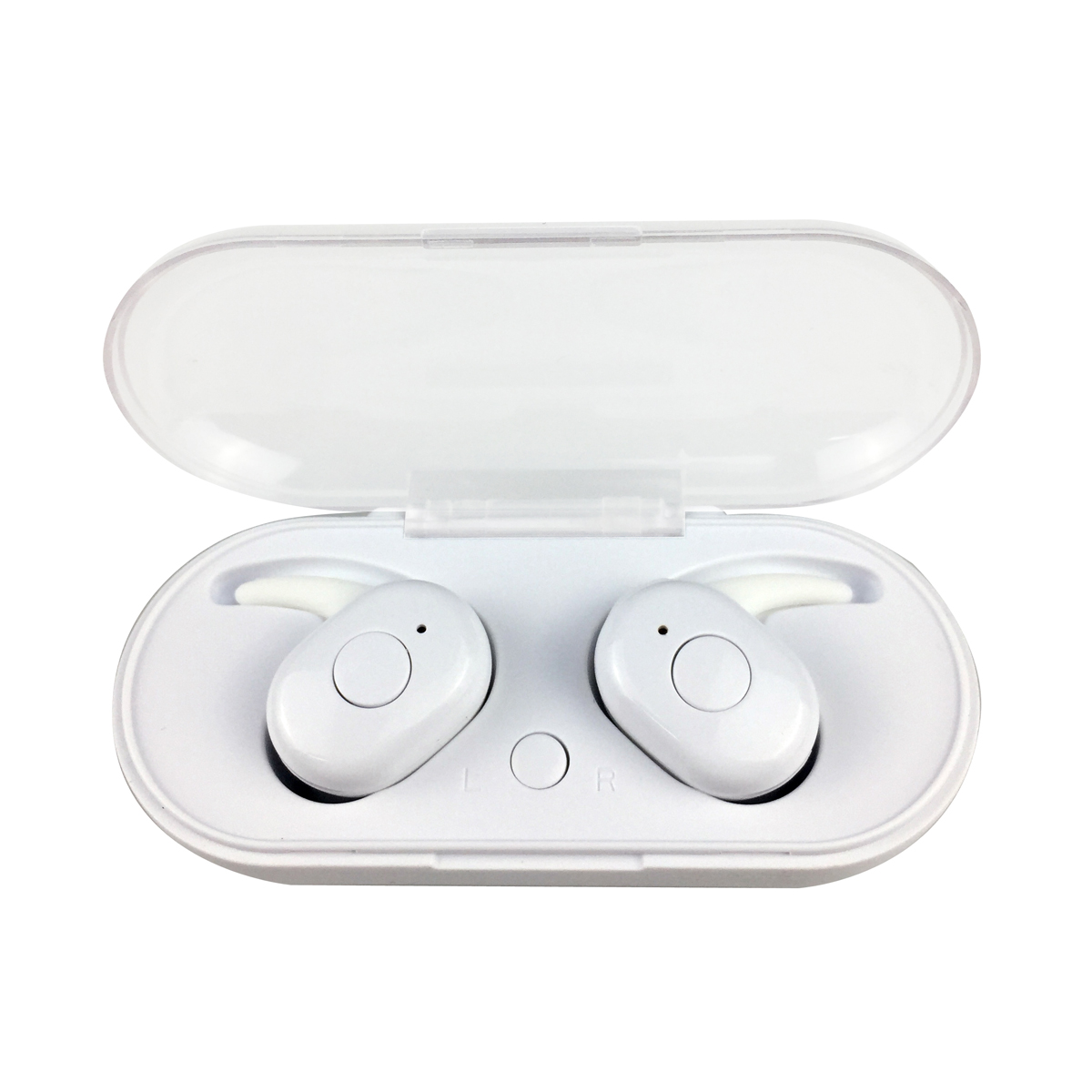 Freestyle Bluetooth v 5.0 in-ear sport headphones inc oplaadstation wit