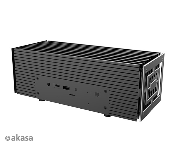 Akasa Turing A50, Compact fanless case for ASUS Mini PC PN50 (4000 series up to Ryzen 7) & Radeon Vega 7 Graphics