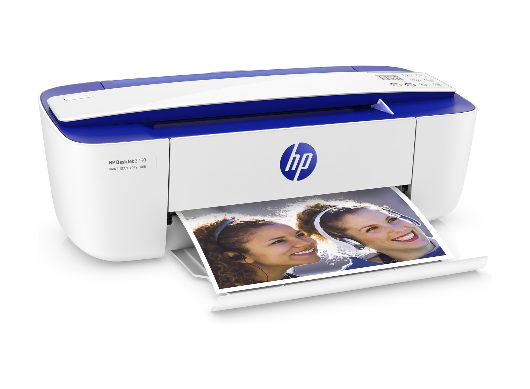 HP deskjet 3760 all-in-one printer, kleur, inktjet, 216 x 355 mm (origineel), a4/legal (doorsnede), 60 vellen, usb 2.0, wi-fi(n), met doorrol scanner 304(xl) inkt
