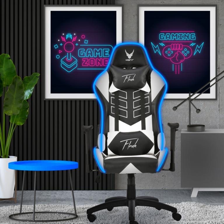 Varr gaming chair Flash RGB LED met afstandsbediening