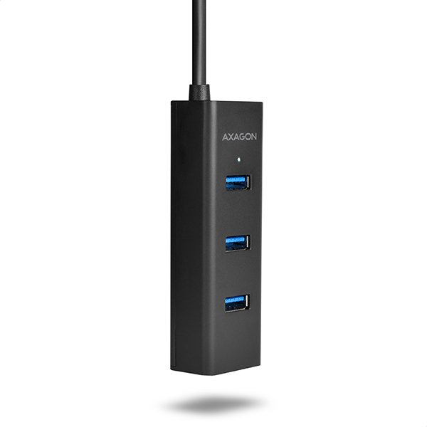 AXAGON HUE-S2B 4x USB3.0 Charging Hub, MicroUSB Charging Connector *USBAM *USBAF *MUSBBF