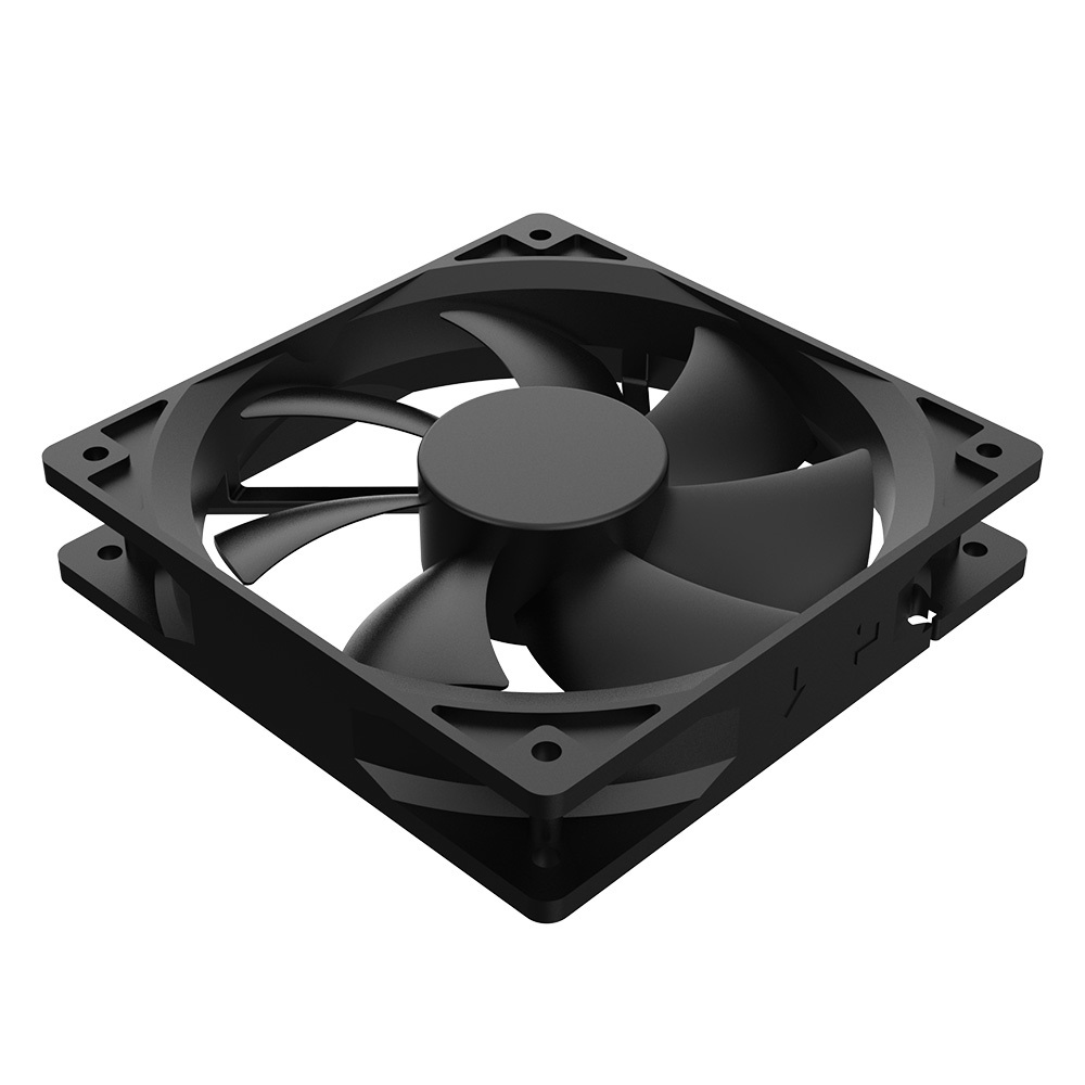 Akasa Smart Black 12cm PWM HD bearing black fan, 600-1600RPM