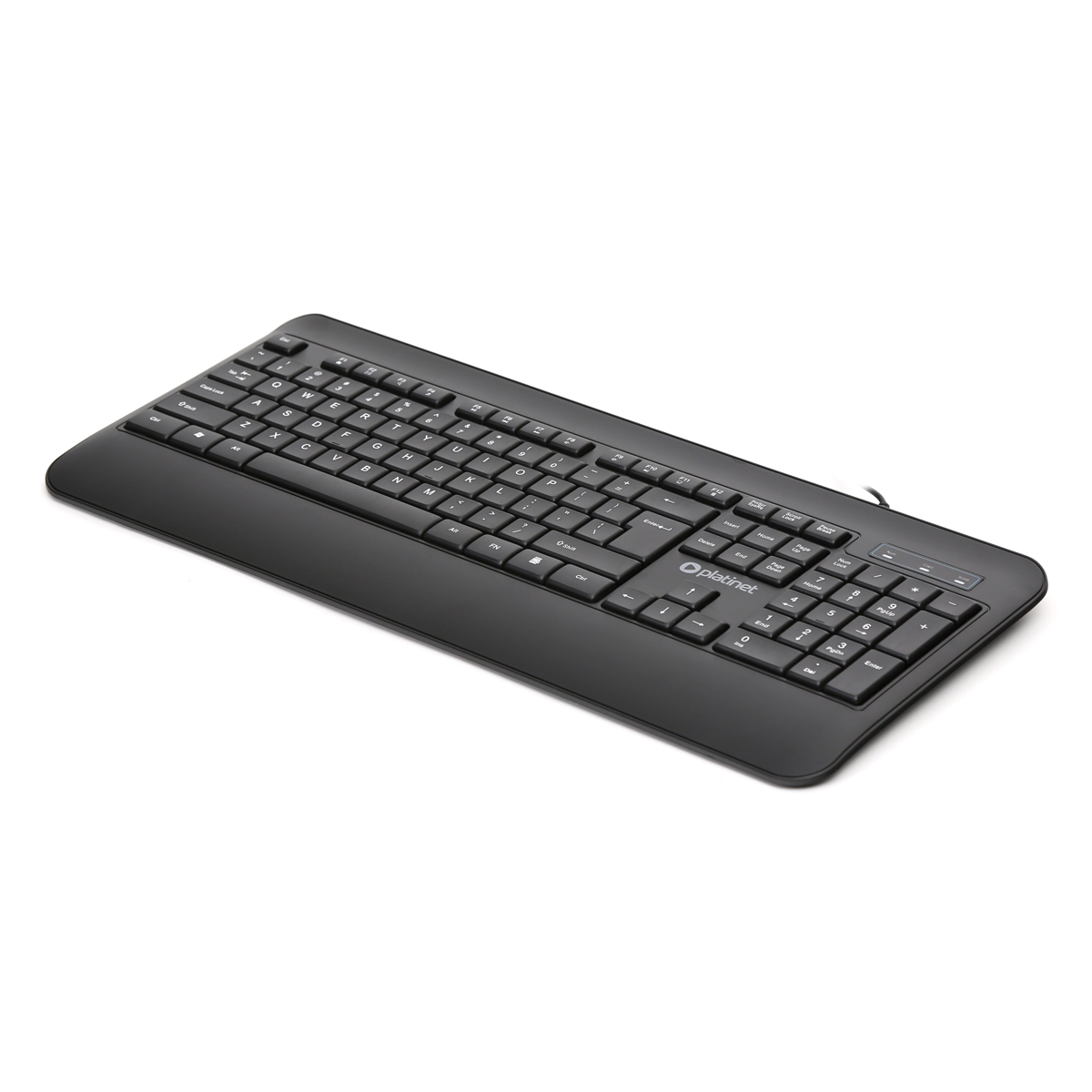 Platinet keyboard K110 - 104 keys, 1,2 m USB, 449.2*192.4*22 mm, 8 mln x keystroke