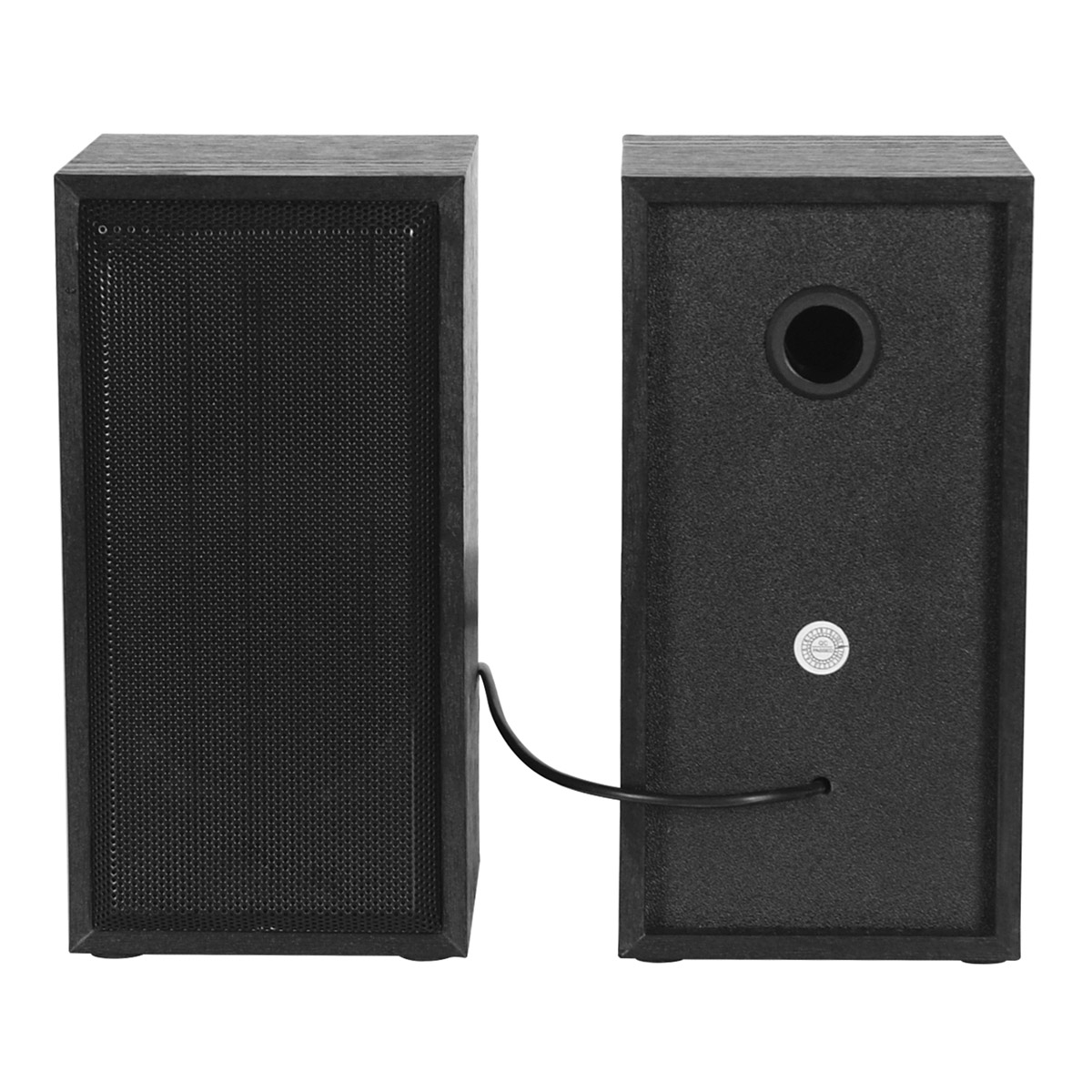Platinet Speakerset PSTB speaker set for laptop of PC, 6W (3 W * 2) (RMS) metal grid + Wooden 75*75*148mm*2 pcs