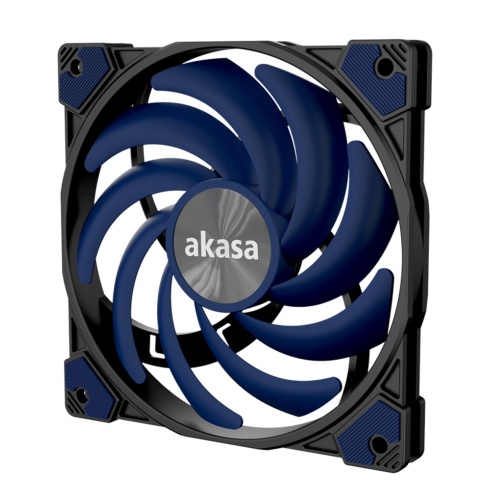Akasa ALUCIA XS12, Premium slim 120mm fan, Photic Blue
