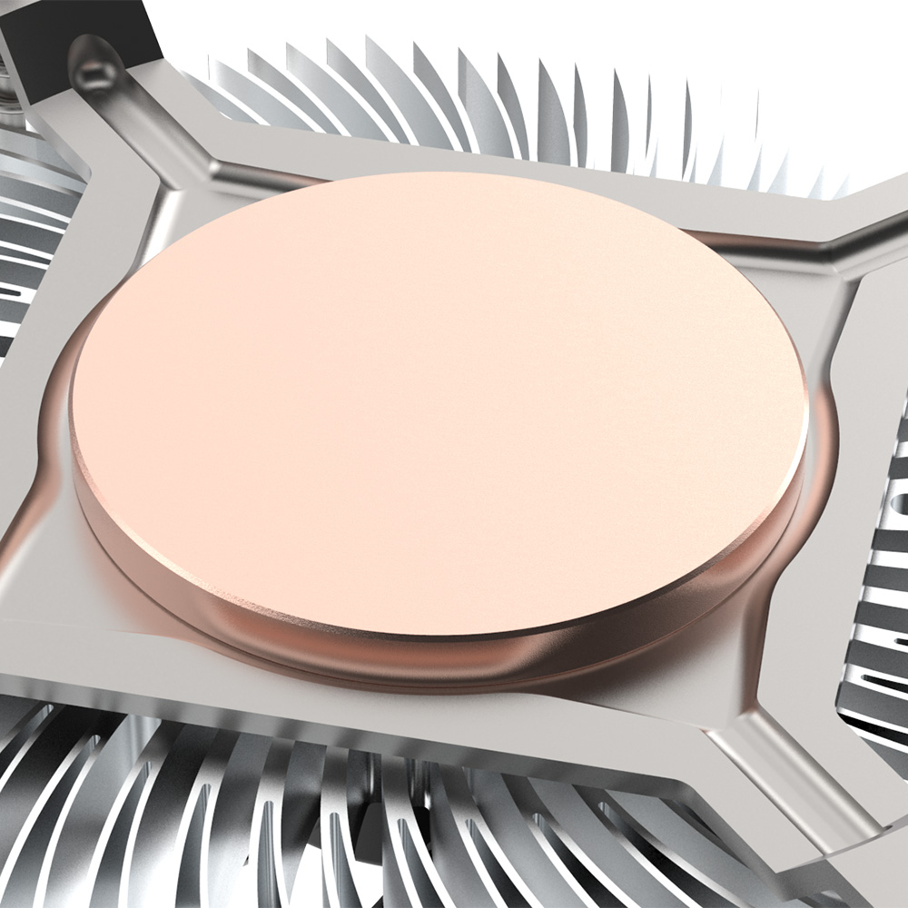 Akasa Intel LGA1700, copper core, screw+backplate cooler,2 ball