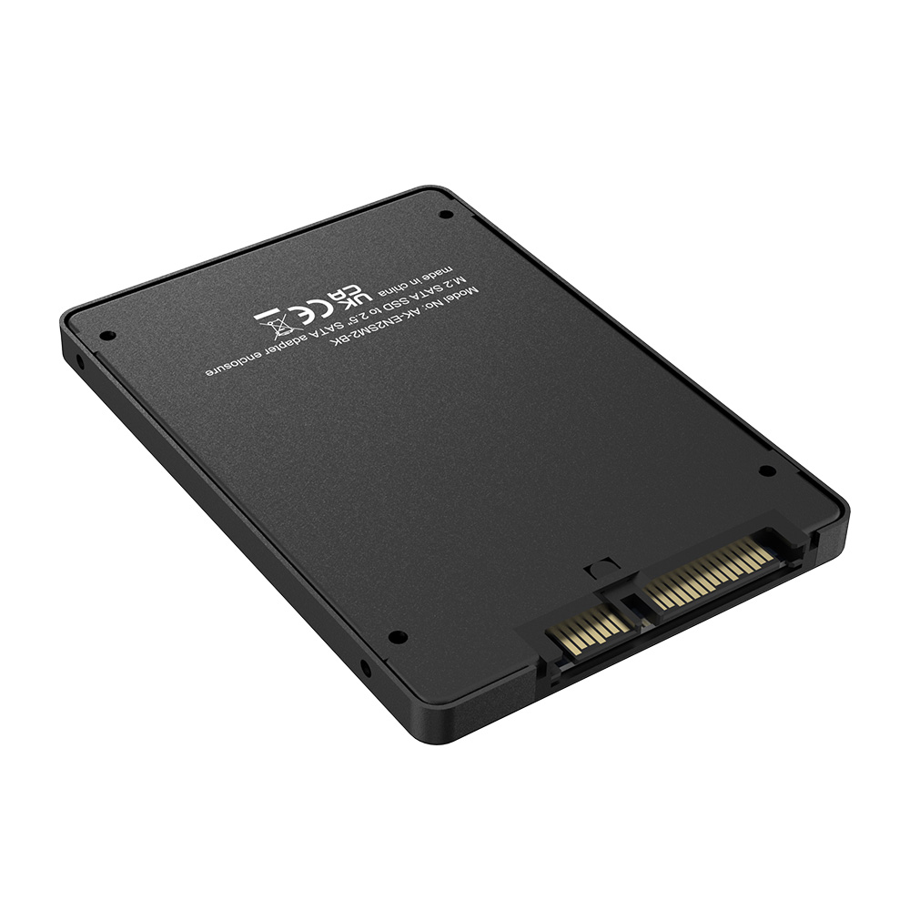 Akasa M.2 SATA SSD to 2.5 SATA Adapter Enclosure (only SATA M.2 drives, does not support NVMe M.2 drives)