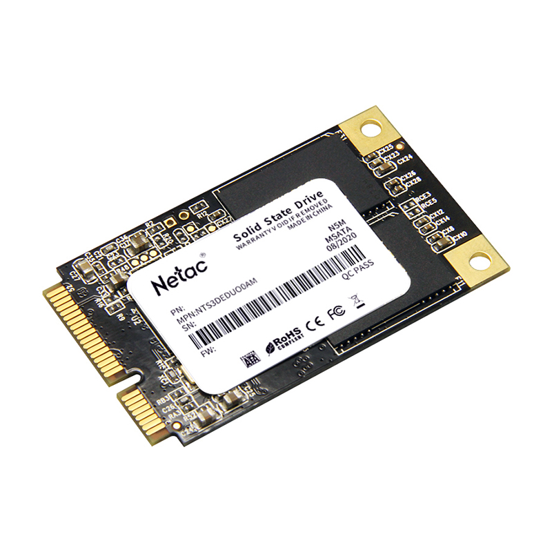 Netac N5M mSATA SATAIII 3D NAND SSD 256GB, R/W up to 540/490MB/s