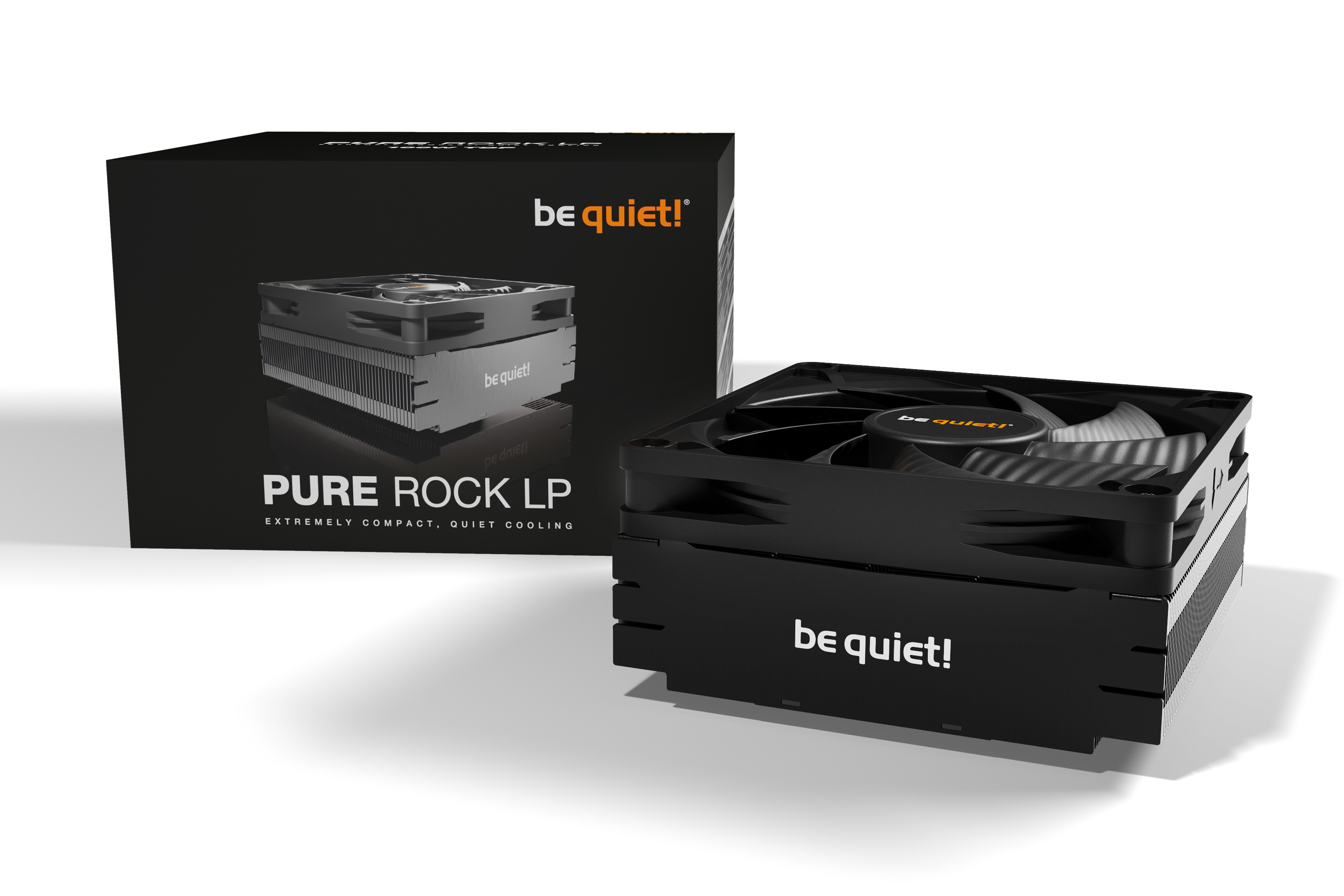 Be quiet! PURE ROCK LP, Intel: 1700 / 1200 / 1150 / 1151 / 1155, AMD: AM5 / AM4, 92 x 92 x 45mm, 100W TDP, 4-pin PWM, 50 / 75 / 100% PWM 13.3 / 23.8 / 30.6 dB