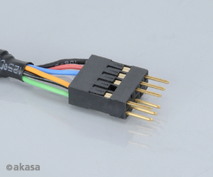 Akasa Firewire ieee1394 internal extension cable 40 cm male-femal, *MBM, *MBF