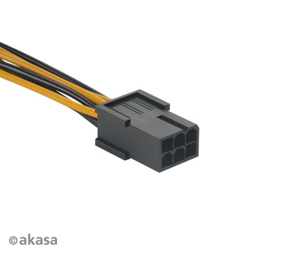 Akasa PCIe to PCIe 2.0 adaptor (6 to 8 pins), *PCIEM, *PCIEF