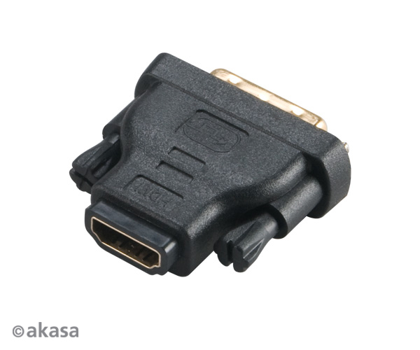 Akasa dvi male to hdmi femaleadapter with gold plated contacts, *DVIM, *HDMIF