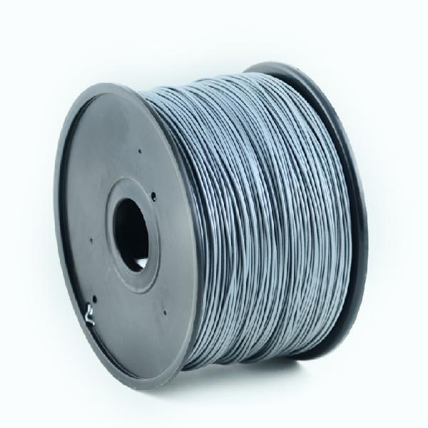Gembird PLA plastic filament for 3D printers, 1.75 mm diameter, silver