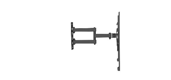 Omega TV muurbeugel - Vesa 100x100, 100x200, 200x200, 300x200, 300x300, 400x200, 400x300, 400x400 , 23-55 inc TV, max 50kg, full motion