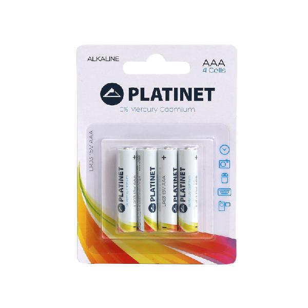 PLATINET Alkaline PRO Batterij LR03/AAA BLISTER van 4