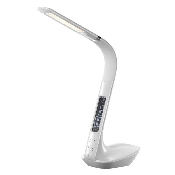 PLATINET DESK LAMP 10W + THERMOMETER, DATE, TIME AND ALARM CLOCK