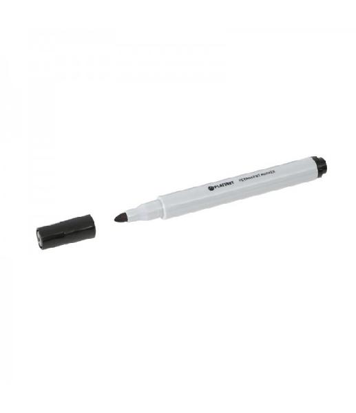 PLATINET PERMANENT MARKERS BLACK 4 PCS, multipack
