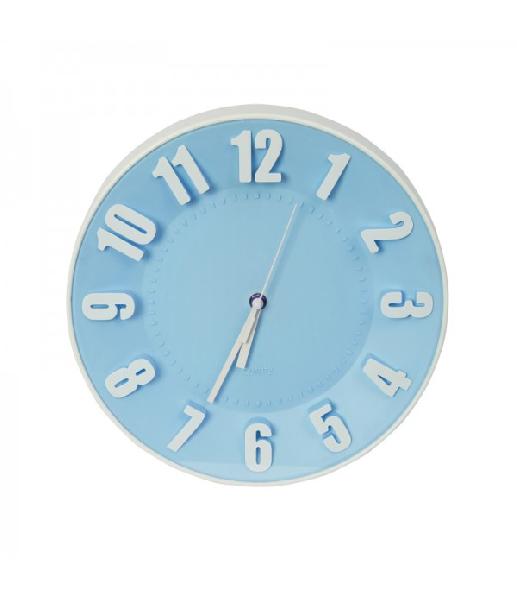 PLATINET TODAY WALL CLOCK/BLUE