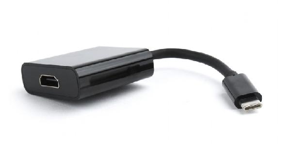 Gembird USB-C naar HDMI adapter, zwart, *HDMIF, *USBCM