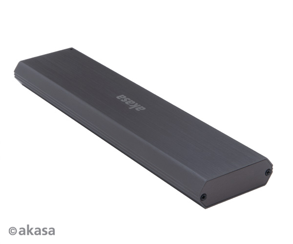 Akasa USB 3.1 Gen2 Superspeed+ , up to 10Gb/s Ali Enclosure for M.2 PCIe NVMe SSD (Supports 2242, 2260 & 2280)