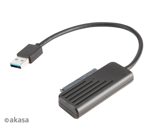 Akasa USB A 3.1 Gen1 Adapter Cable for 2,5 SATA SSD + HDD , 0,2m , *USBCM, *SATAM