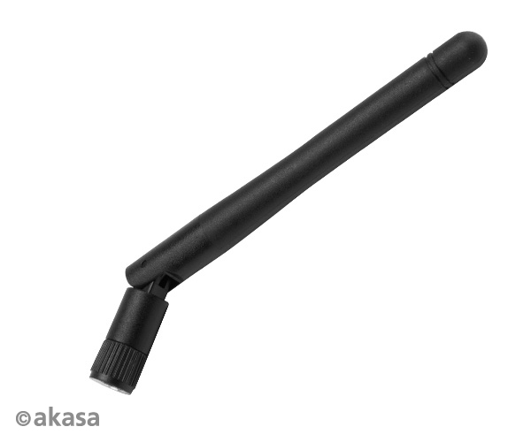 Akasa Omni-Directional Tri-Band Wi-Fi Antenna, Compliant with IEEE 802.11a/b/g/ac/ad Wi-Fi standards, 2pcs/pack