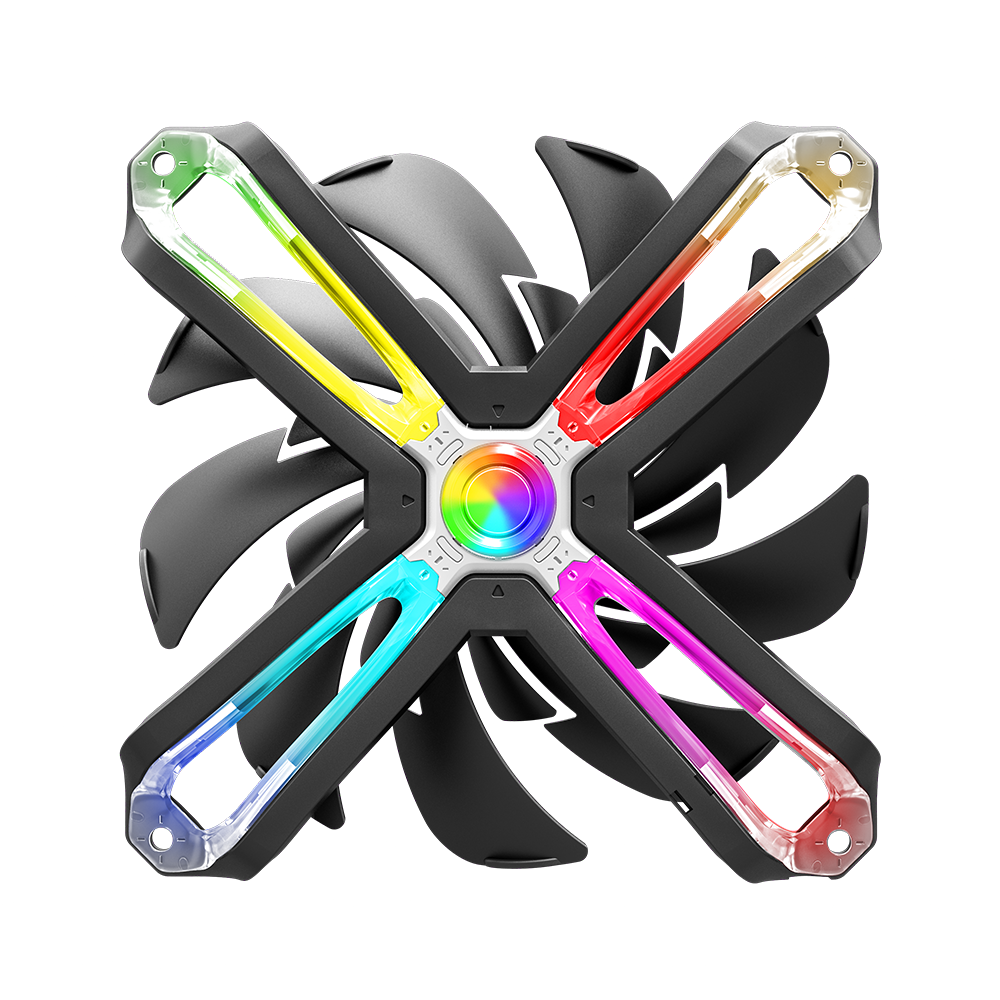 Zalman 140mm RGB fan 3-Pack with Z.SYNC / Addresable 3 Pin connector / Unique reversed fan impeller design for high cooling performance / Spider leg shaped for minimized vibration and noise / Long lasting Advanced FDB(120,000hours)