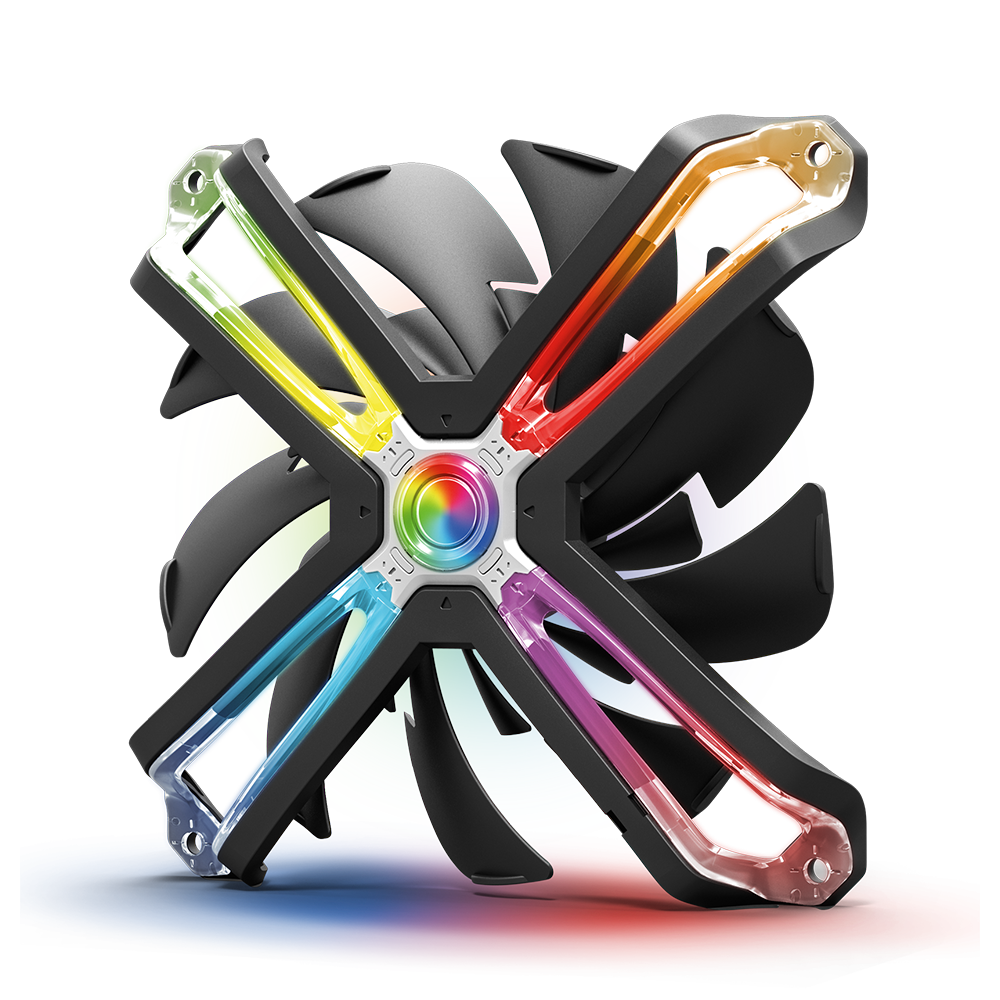 Zalman 140mm RGB fan 3-Pack with Z.SYNC / Addresable 3 Pin connector / Unique reversed fan impeller design for high cooling performance / Spider leg shaped for minimized vibration and noise / Long lasting Advanced FDB(120,000hours)