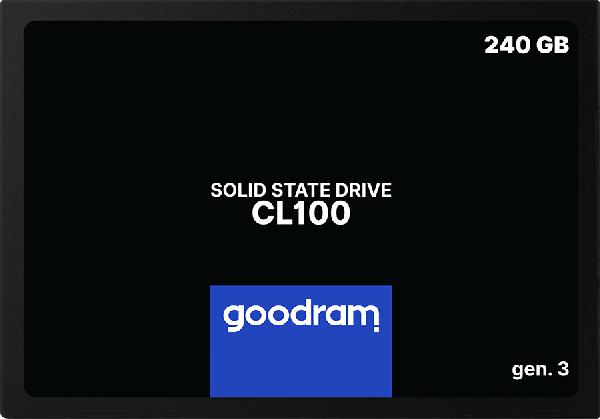 GOODRAM CL100 gen.3, SSD 2.5, 240GB SATA III, 3D TLC, Retail, 520/400 MB/s