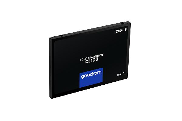 GOODRAM CL100 gen.3, SSD 2.5, 240GB SATA III, 3D TLC, Retail, 520/400 MB/s