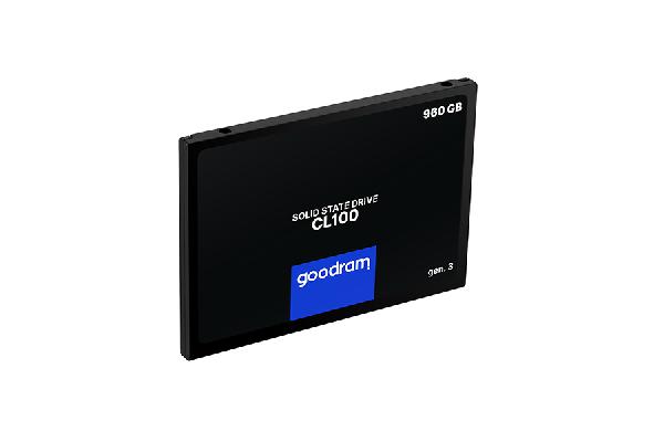 GOODRAM CL100 gen.3, SSD 2.5, 960GB SATA III, 3D TLC, Retail, 520/400 MB/s