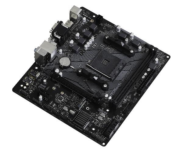 Asrock B550M HDV, microATX, AM4, 2xDDR4, 4x SATA3, 2x M.2, 6x USB3.2 gen1, Realtek Gigbit LAN