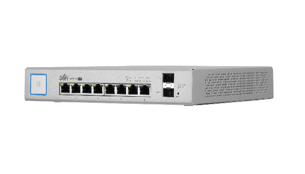 UbiQuiti UniFi US-8-150W POE M switch, 8 poorts managed switch