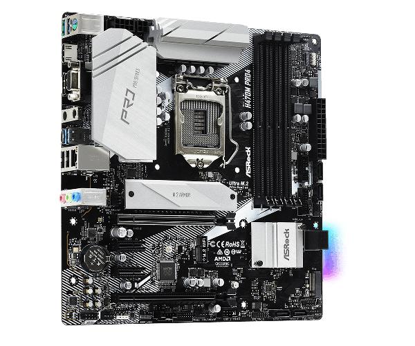ASRock H470M Pro4, Intel H470, Socket 1200, M-ATX, HDMI,DP, 4xDDR4, 2 x PCIe-ex 16, retail
