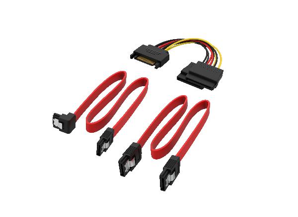Akasa Dual 2.5 SDD/HDD mounting module for 3.5 bay with SATA cables