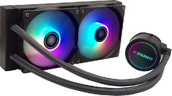 Xilence LiQuRizer Waterkoeling 240 ARGB // LQ240.ARGB - LED lit Pump Head with RGB LED + 2x XILENCE PWM Fans transparent ARGB LED Fans (AURA etc. compatible 3PIN) - TR4/AM4/FM2+/FM2/FM1/AM3+/AM3/AM2+/AM2/ LGA 2066/2011/1151/1150/1155/1156/1366/1200