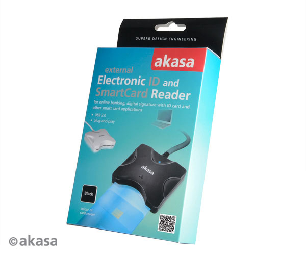 Akasa Extreme USB SMART and Electronic ID card reader