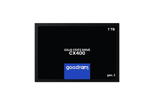 GOODRAM CX400 gen.2, SSD 2.5, 1 TB SATA III, 3D TLC, Retail, 550/500 MB/s