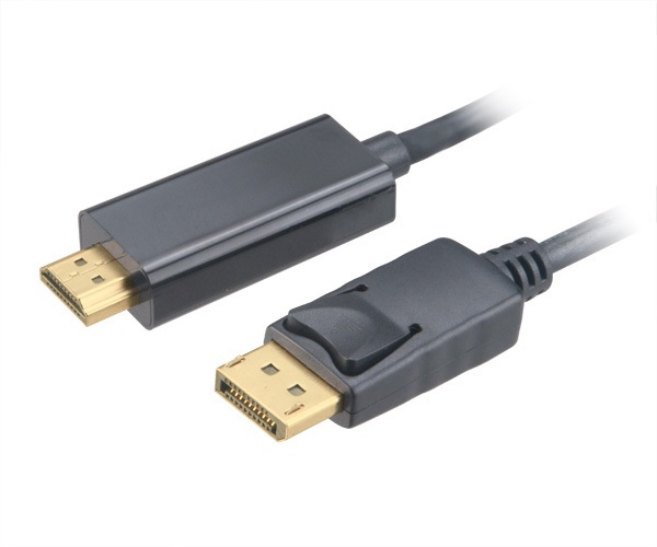 Akasa 4K@60Hz DisplayPort to HDMI active adapter cable, 1.8 meters, *DPM, *HDMIM