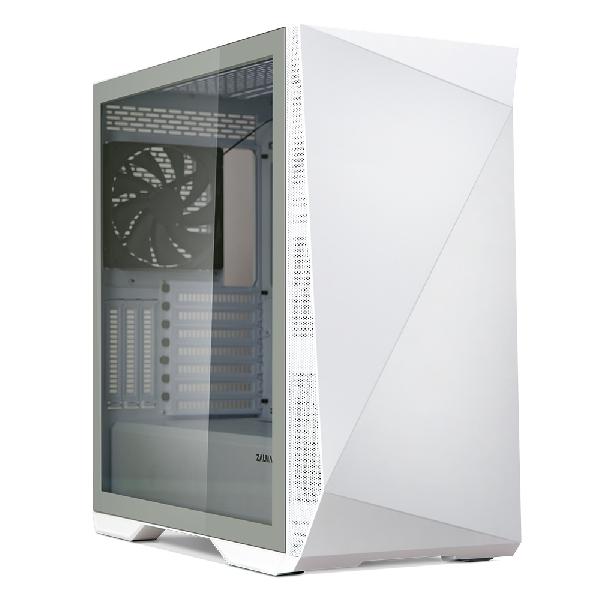 Zalman Z9 Iceberg ATX Mid Tower PC Case, White fan