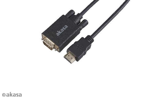 Akasa HDMI to VGA cable, 2M