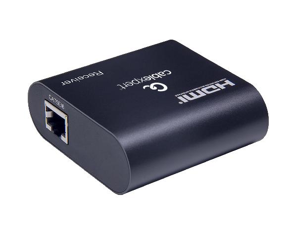 Gembird Actieve HDMI verlenger set, max 60 meter over CAT6 (niet inbegrepen), voeding: micro USB 3W (niet inbegrepen)