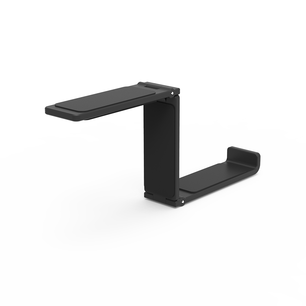 Zalman Aluminum Headset Hanger - Easy attachable to PC or desk - strong magnet - black