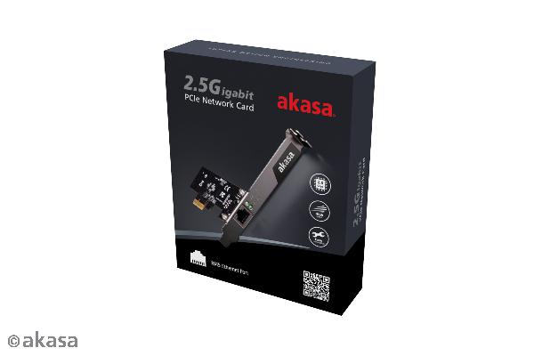 Akasa 2.5 Gigabit PCIe Network Card, Realtek Chipset